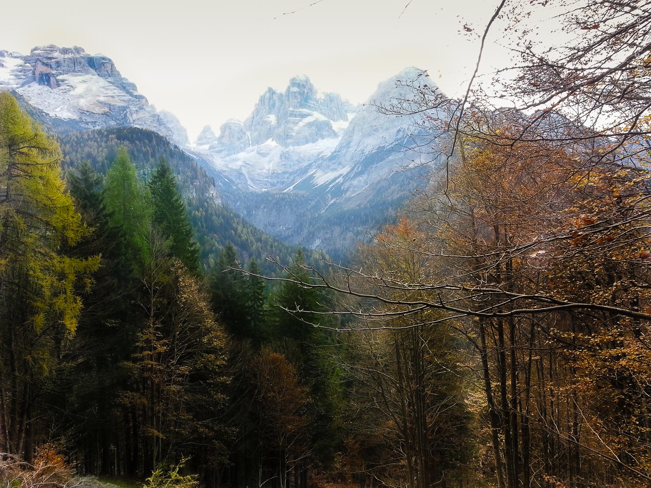 Fall in the Alps